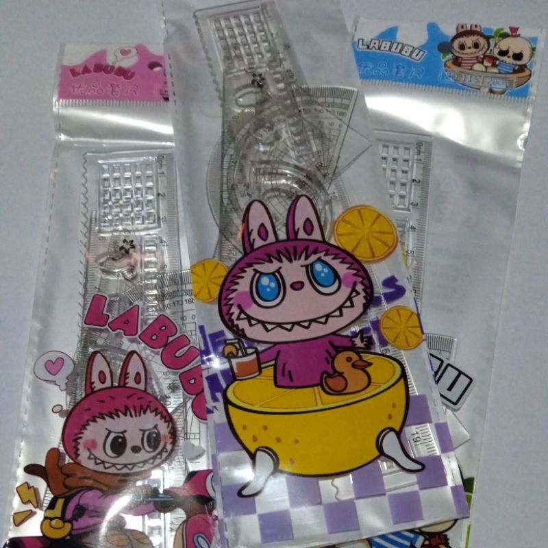 

penggaris set motif kirim random
