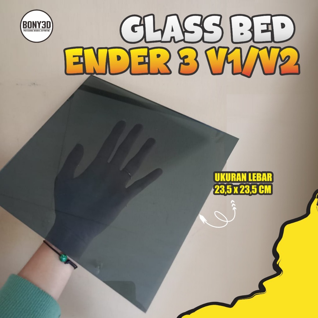 Glass Bed Mesin 3D Print | Bed Kaca alas 3D Printing