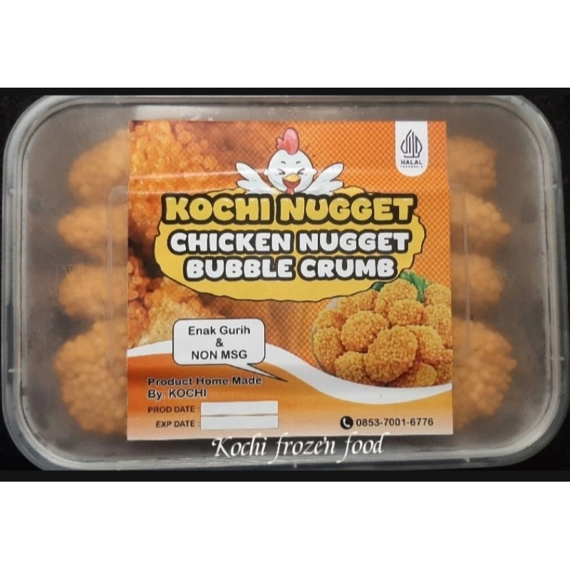 

Kochi Chicken Nugget Bubble Crumb isi 15 pcs