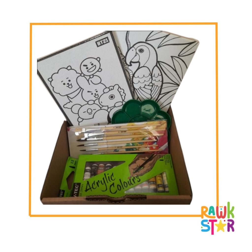 

Paket D Lukis Kanvas Gambar Painting for Kids Art