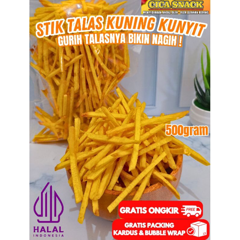 

Keripik Stik Talas Kuning 500gram