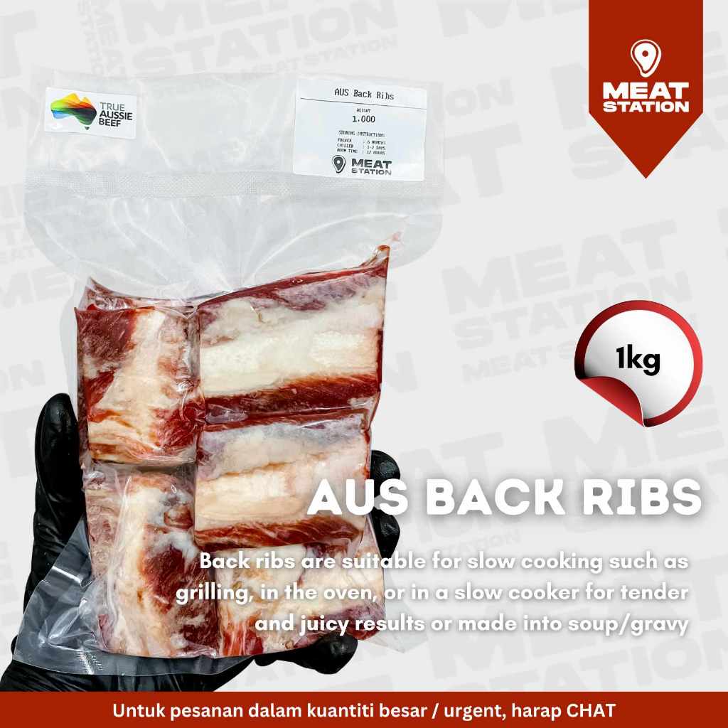 

AUS Back Ribs 1kg/ Beef Iga / Australia/ Beef Import