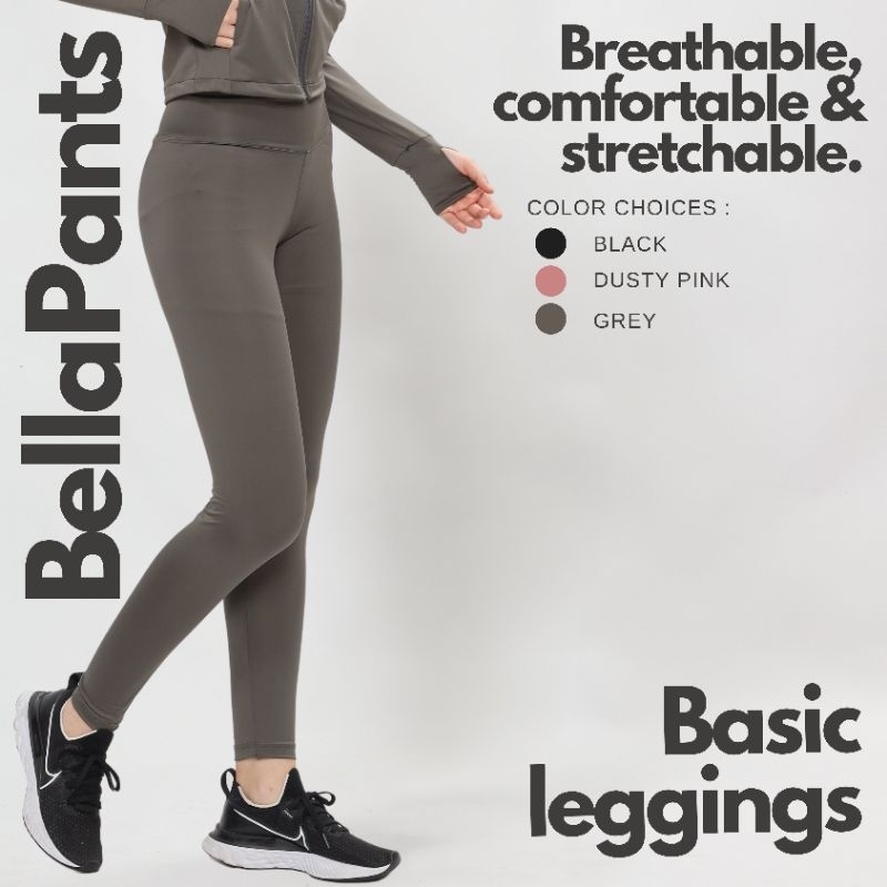 [RENJANA] BELLA PANTS - BASIC LEGGING | SPORT LEGGING | LEGGING OLAHRAGA | SEAMLESS LEGGING | LEGGIN