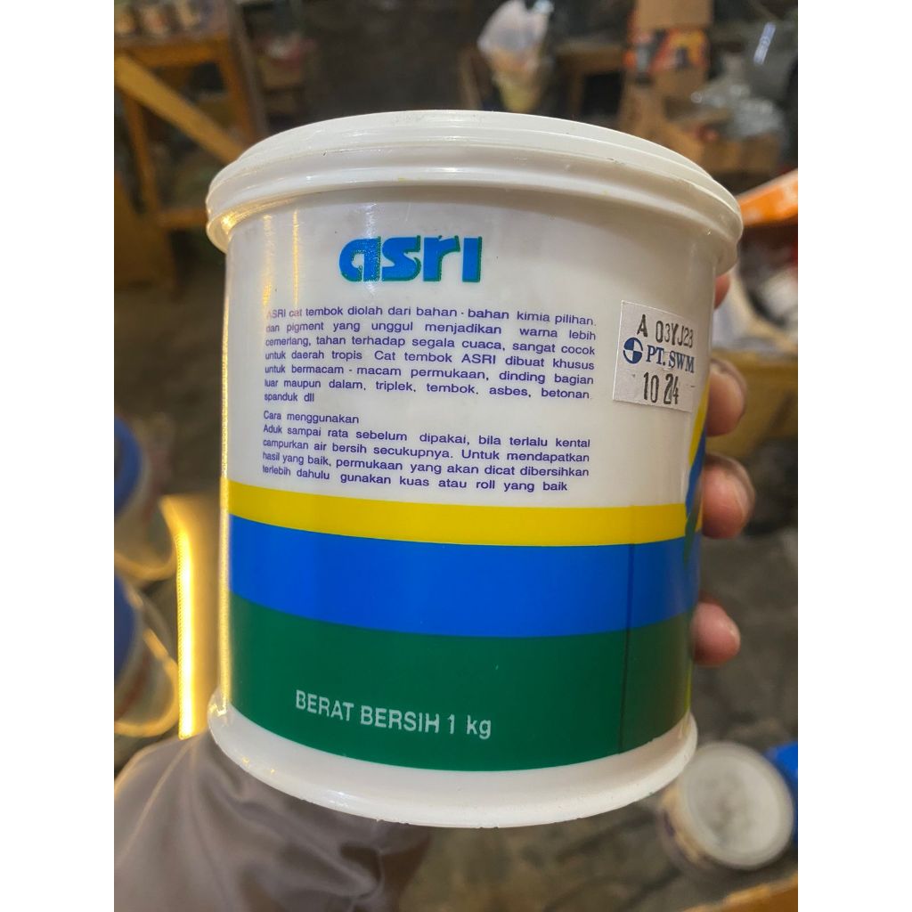 Sunbloom Cat Tembok Asri 1Kg/Cat Tembok Warna Putih Cat Tembok Asri 1Kg