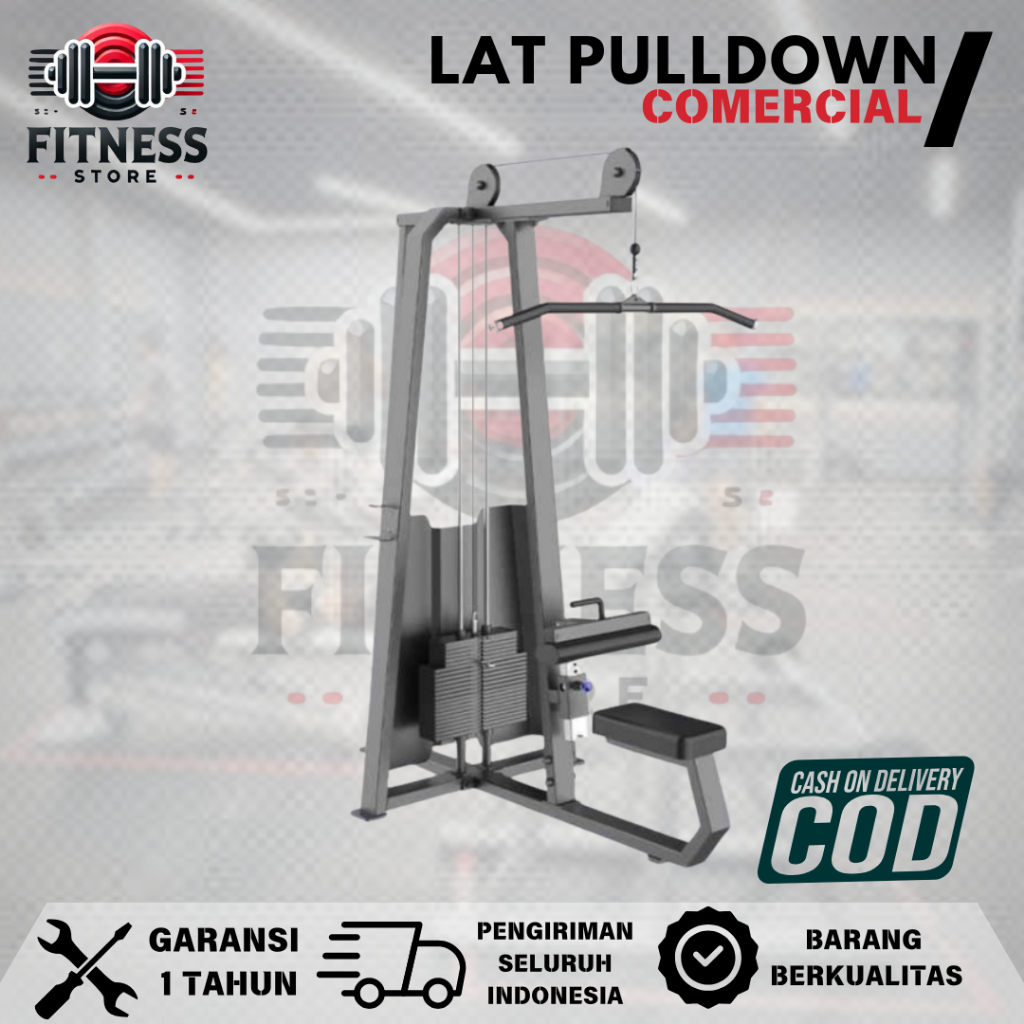 Alat Fitness Komersil Lat Pull Down - Alat Fitness Rumahan