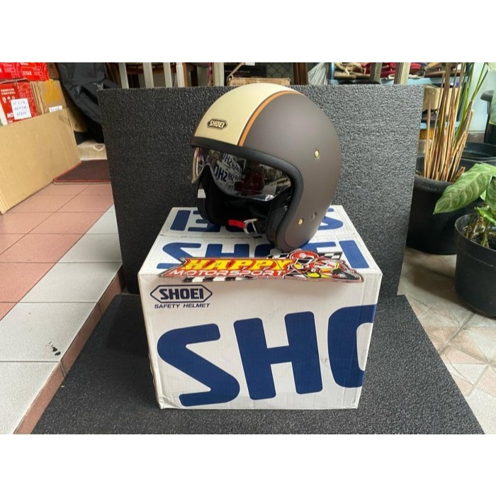 HELM HALF FACE SHOEI JO CARBURETTOR TC-10