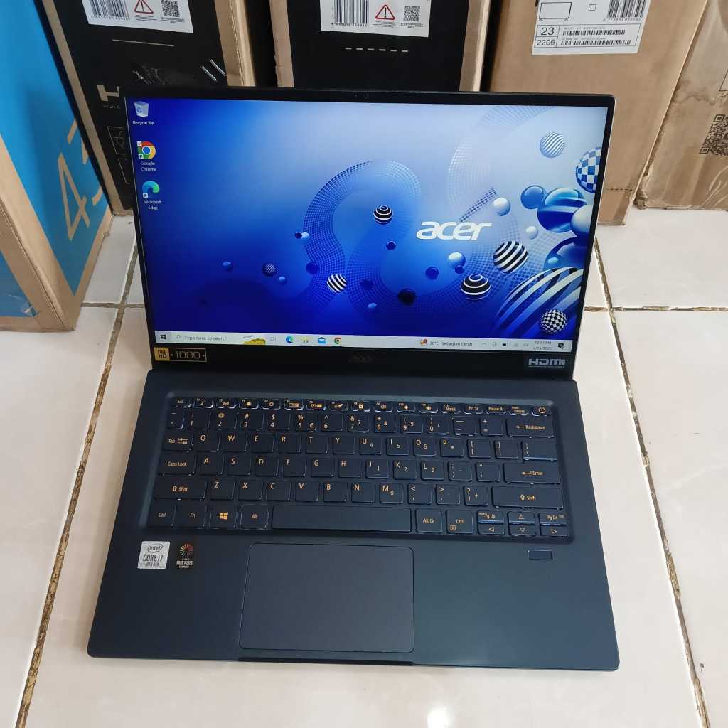 Laptop Acer Swift SF514-54T, Core i7-1065G7, #Touchscreen, Ram 16 Gb / 512Gb, Iris Plus Graphics ##T