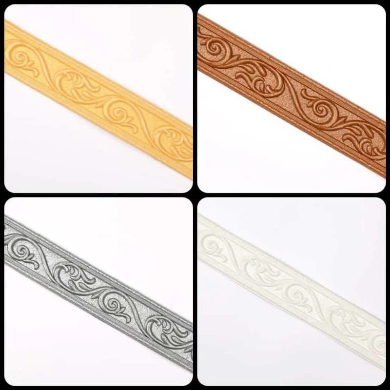 List Foam Wallpaper Sticker Dinding 3D 2,3m X 5cm