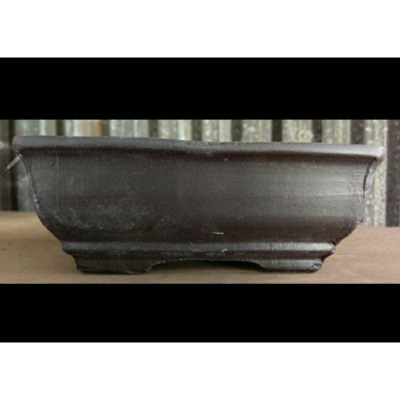 Pot Bonsai Semen / Pot Bunga Bonsai Model Kotak 25 CM Gojek Grab Only