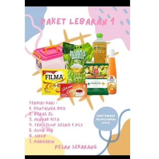 

Paket Sembako Munggahan Box