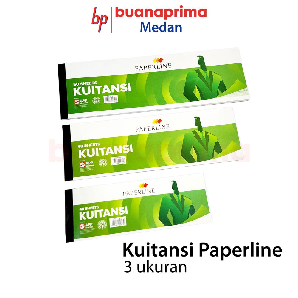 

KWITANSI PAPERLINE Kecil Mini Sedang Tanggung Besar Buku Kuitansi Keuangan PPL