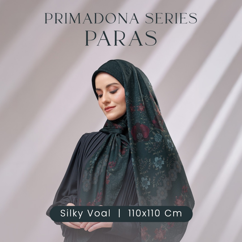 [INCLUDE HARD BOX] ZM Zaskia Mecca - Paras Primadona Series Scarf Silky Voal - Hijab Premium Square 