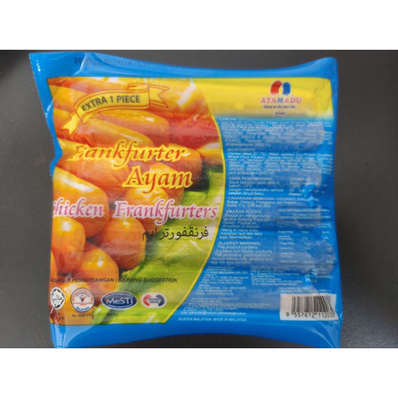 Sosis ayam/Chicken Frankfurters/FRANKFURTER AYAM MADU