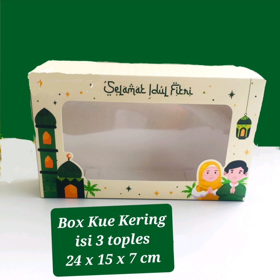 

Box Lebaran Brownies Box Happy Eid Mubarak Dus Idul Fitri Kue Kering (1pcs)