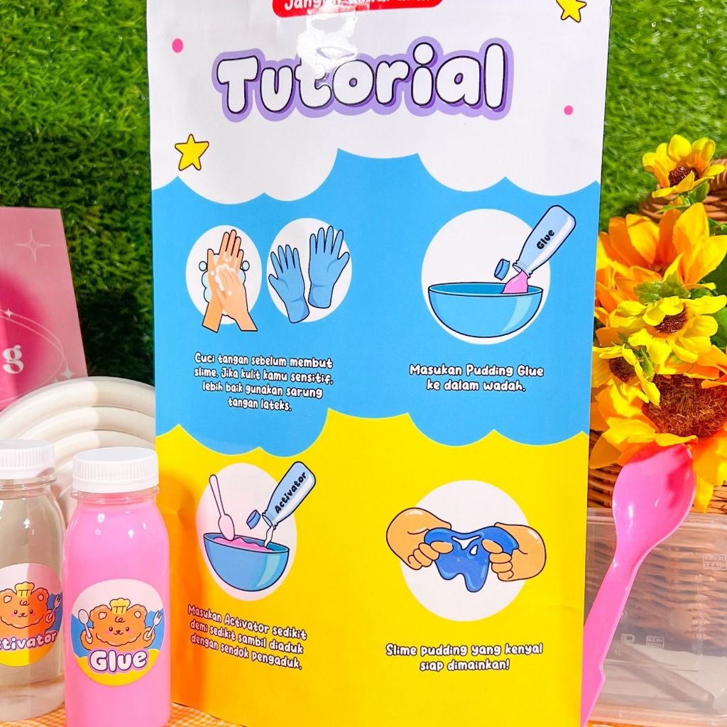 Slime Kit Pudding By Slime Bintaro Slime Kit Bikin Slime Sendiri Tofu Slime