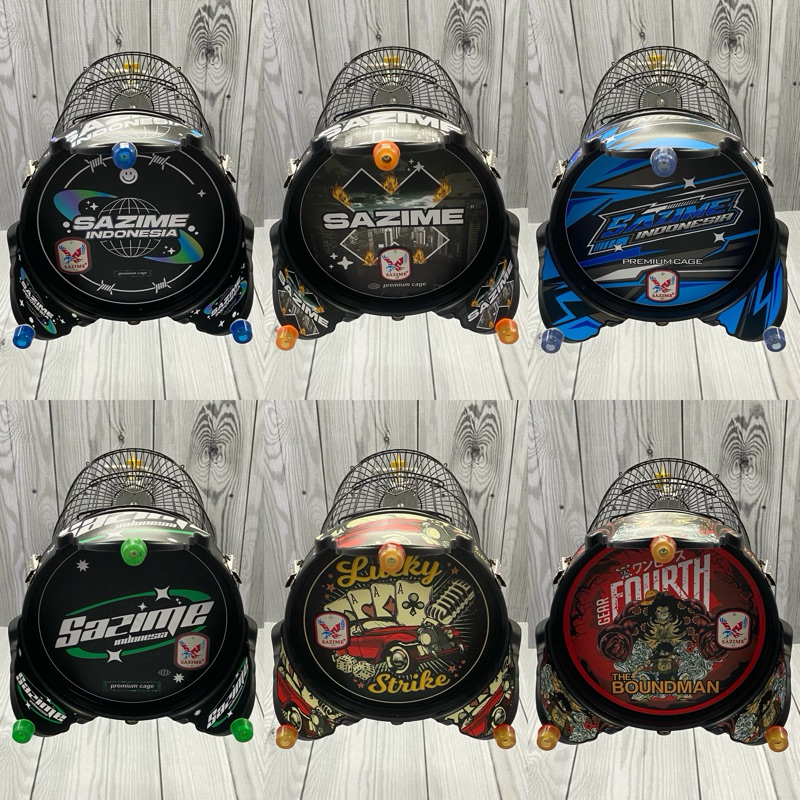 SANGKAR SAZIME DECAL HELOPET PLECI / KONIN / PRENJAK / CIBLEK / BURCIL LAINNYA DIM 23 CM