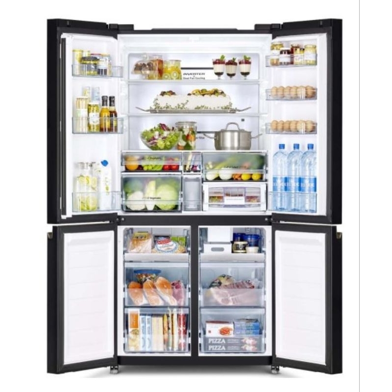 Kulkas 4 pintu hitachi R-WB64VGDOX MIROR