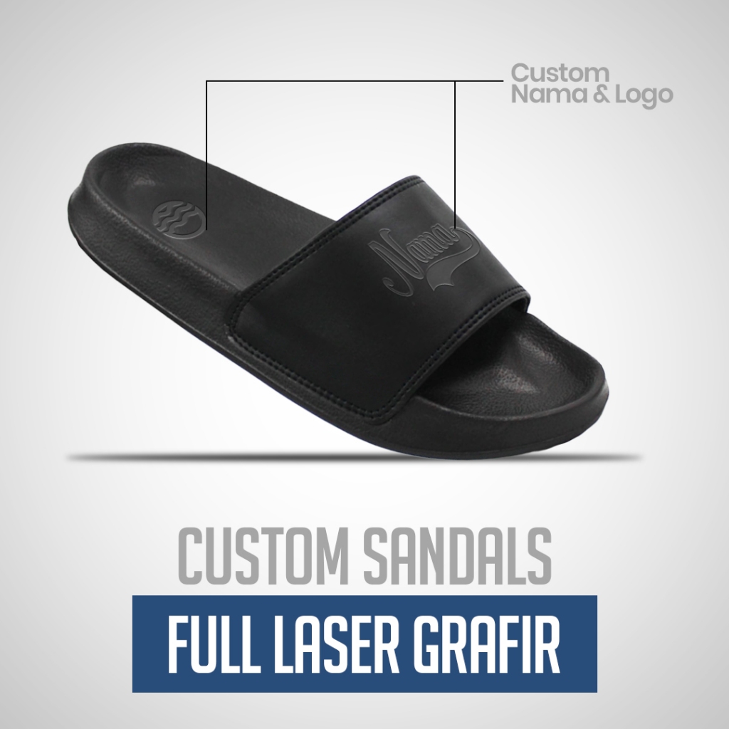 Ohio * Sandal Pria Custom I Sandal Slop Pria Wanita l Sandal Slide Pria Casual I Sendal Rumah Ringan