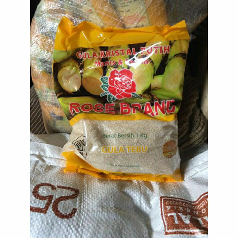 

Gula Rose brand 1 kg karung (kurir spx sameday grab,spx ,gojek Instant only)