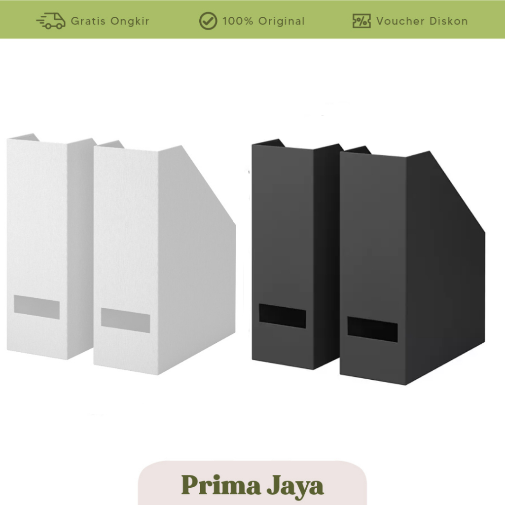 

MUST HAVE PJ IKEA TJENA File majalah, file box organizer box set isi 2 pcs, box file TJ1766 TJ1765