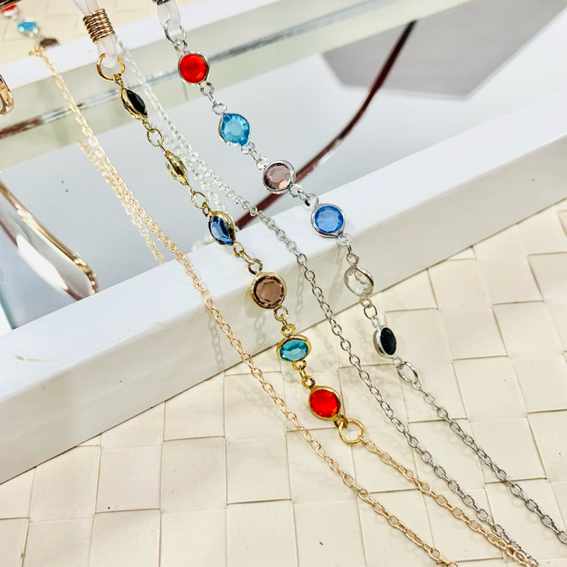 tali kacamata rantai kacamata wanita straps gantungan kacamata aksesoris kalung kacamata mewah