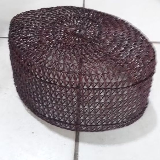 Kopiah Rotan khas kalimantan kwalitas premium