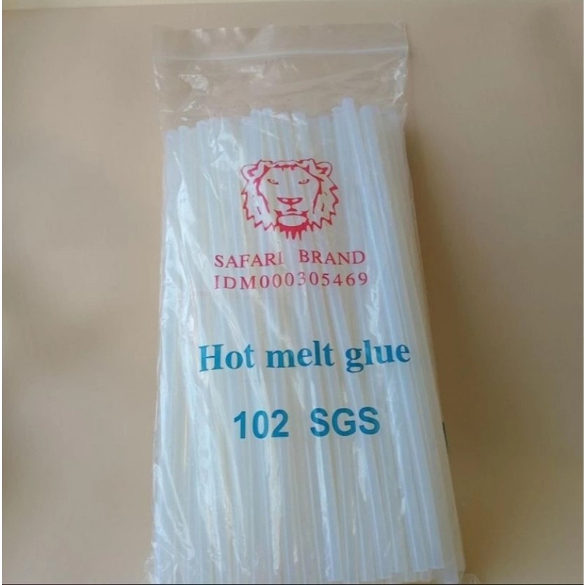 

(10 Pcs) Isi Lem Tembak Bakar Glue Stick Serbaguna merk Safari | Refill Lem Tembak Kecil | BTM
