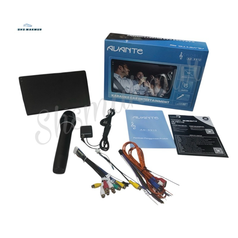 head unit AVANTE  CHORUS AD 9910 9,5 inc 4/64 GB / headujit android avante bisa karoke