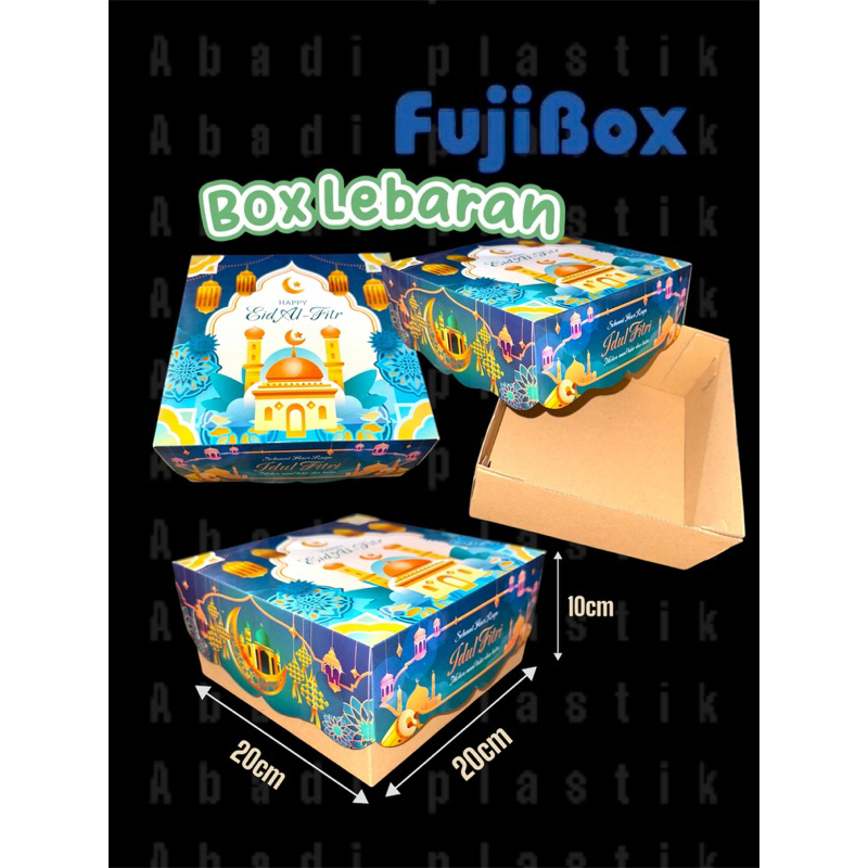 

DUS IDUL FITRI 20x20x10cm/BOX IDUL FITRI/DUS HAMPERS/ DUS LEBARAN-MIN OLDER 5PCS