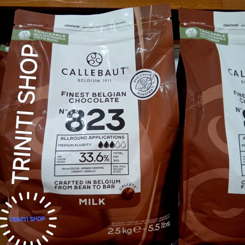 

CALLEBAUT MILK KEMASAN ASLI 2,5KG (823/33.6%)