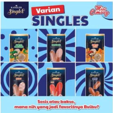 

sosis single kanzler 60gr paling murah