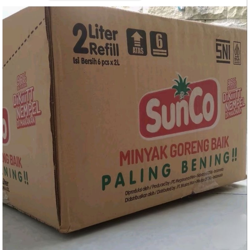 

minyak sanco 2L 1 karton (kargo/instan)