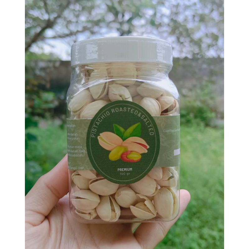 

Pistachio / Kacang Pistachio / Pistachio Salted & Roasted 100% Premium Fresh Pack tidak bau apek / Pistachio 150gr/ Pistachio 250gr