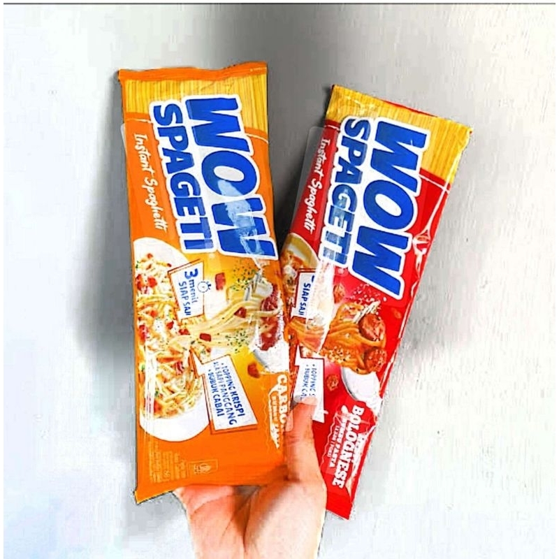 

WOW SPAGETI Rasa CARBONARA Dan BOLOGNESE