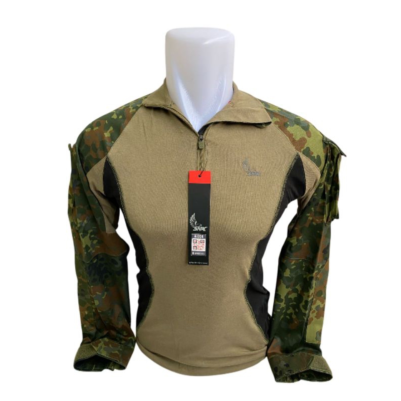 Baju Kaos BDU Combat Loreng Flecktarn Jerman Sritex