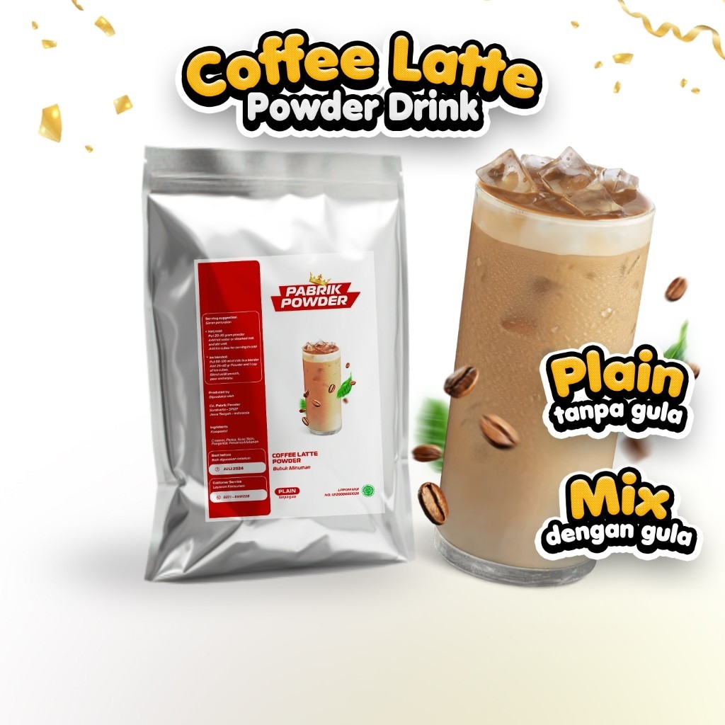 

Powder Coffee Latte - Bubuk Minuman Kopi Late , Powder Drink