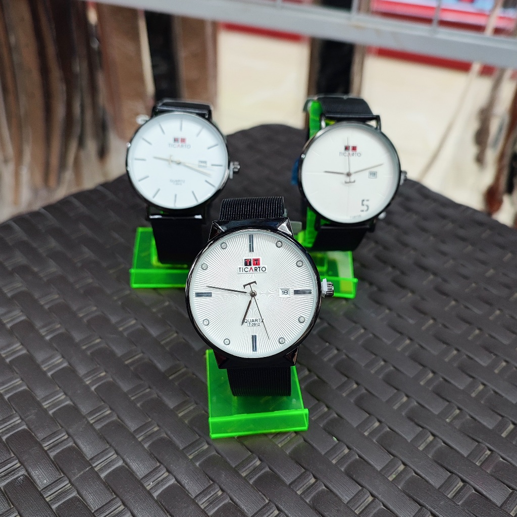 JPN0012 Jam Tangan Ticarto Besar / Jam Tangan Cowok Motif Ticarto Murah Harga Grosir Bisa Cod