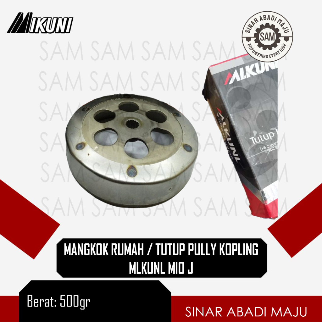 MANGKOK RUMAH KAMPAS GANDA / TUTUP PULLY KOPLING MLKUNL MIO J