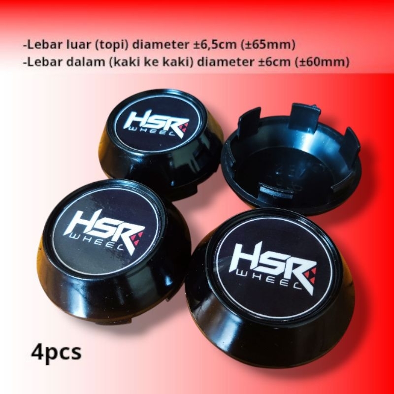 1set (4pcs) Tutup center dop velg mobil variasi tutup dop velg lubang tengah as roda diiameter luar 