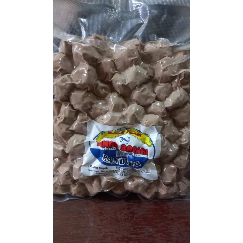 

Bakso ikan Sinar bahari putih kecil isi 100