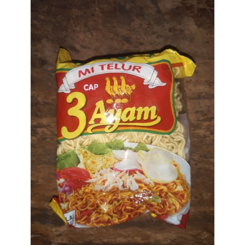 

MIE TELUR 3 AYAM ECER 110g
