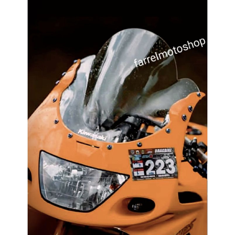 WINDSHIELD VISOR JENONG NINJA RR OLD FULL BENING GANTENG