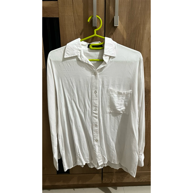 (PRELOVED) cotton tree kemeja putih