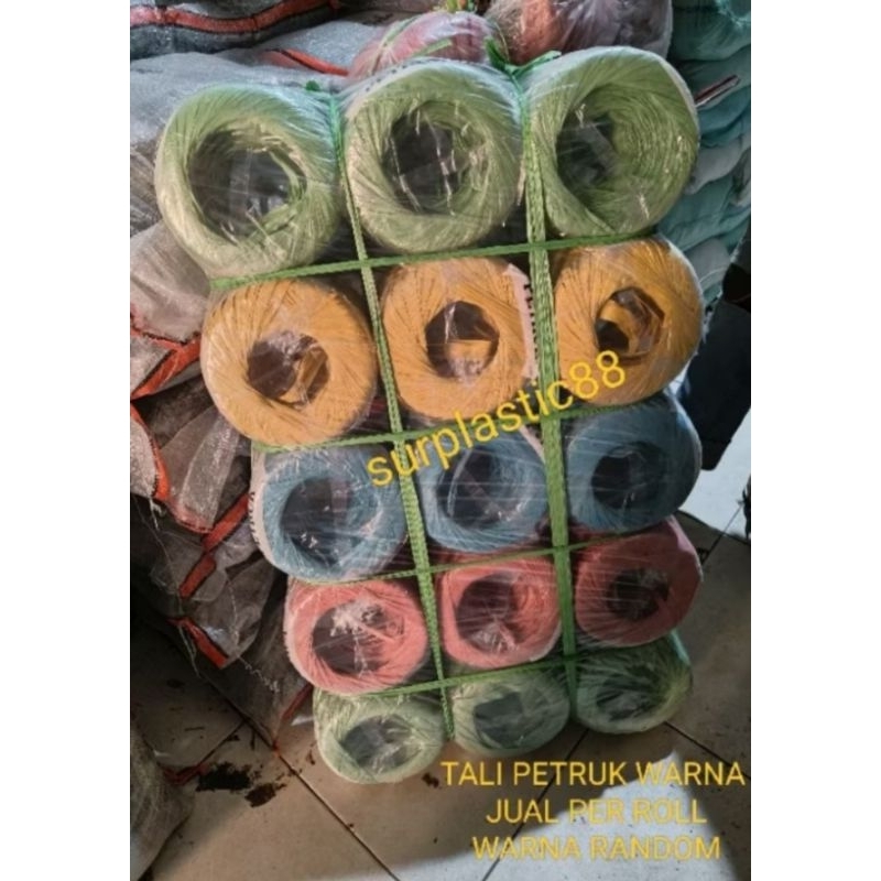 

Tali Plastik Petruk Warna/Tali Rafia Warna Warni