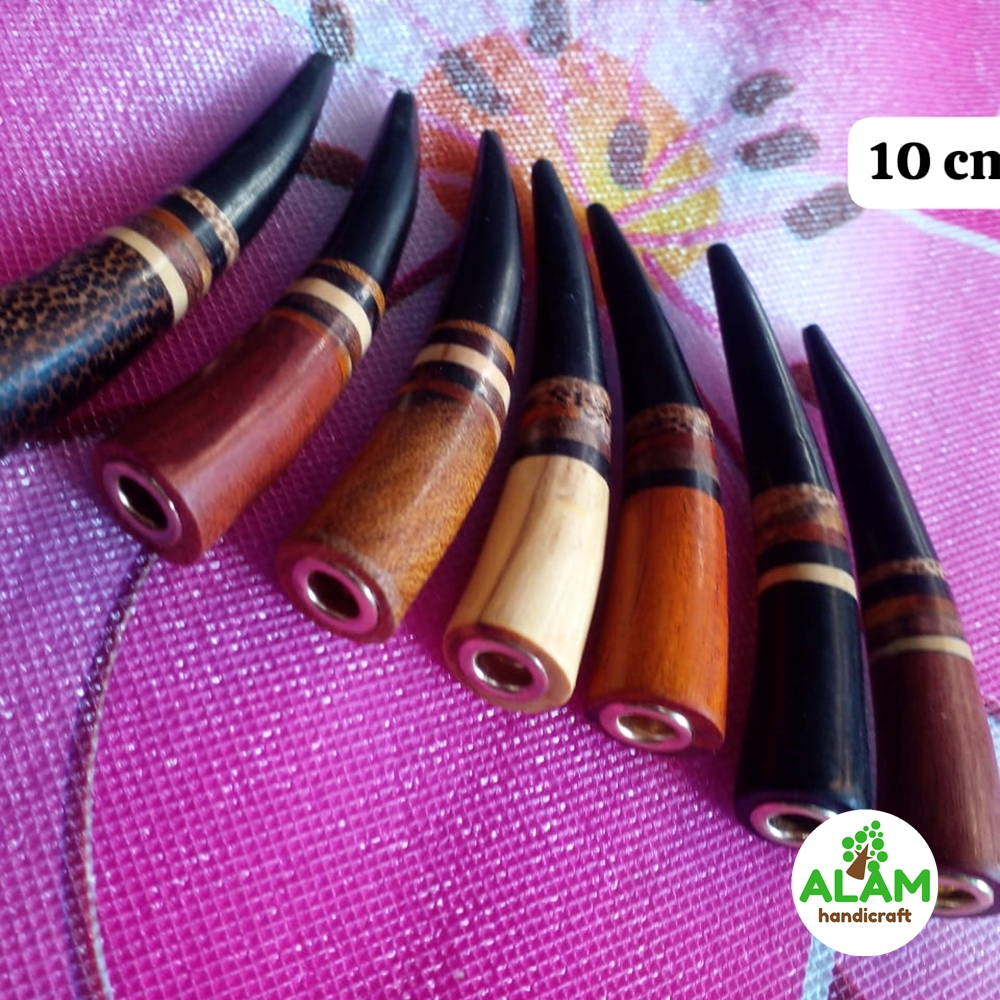 Once Pipa Kayu Kombinasi Melengkung