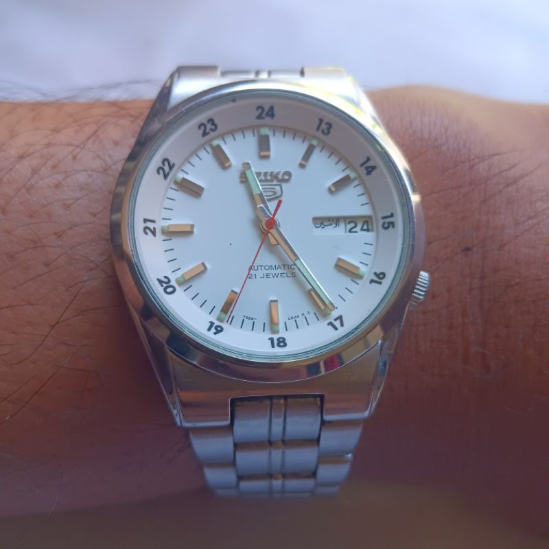 Seiko 5 White Military Type 7S26-02J0