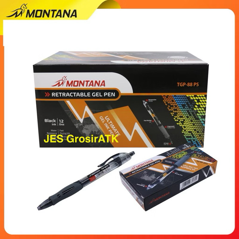 

Ay00! Pulpen Gel Montana TGP-088 PS Harga Grosir 1 Pak (Mirip Kenko K1)
