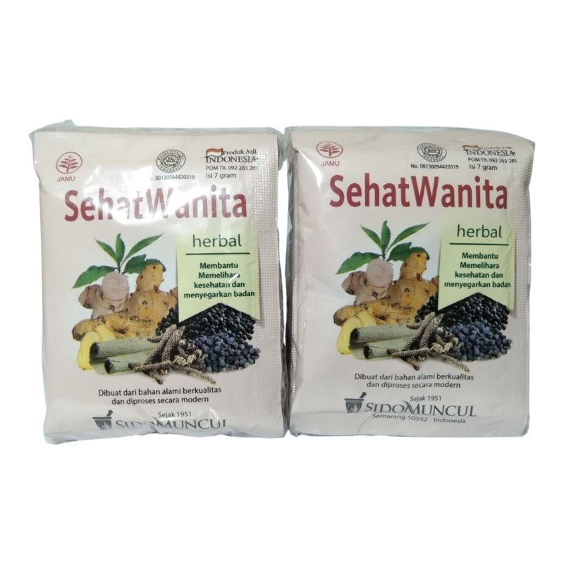 

Jamu Sehat Wanita Sidomuncul 10's Herbal - Untuk Memelihara Kesehatan Badan Wanita