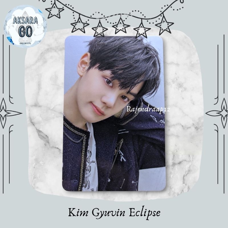 PHOTOCARD OFFICIAL KIM GYUVIN ZEROBASEONE ECLIPSE