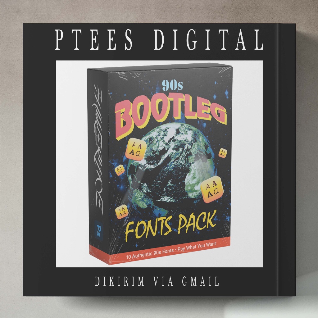 PD0620 - FULLERMOE - 90S BOOTLEG FONTS PACK